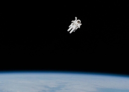 astronaut in space