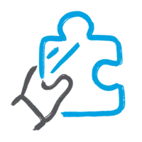 Puzzle piece icon representing tailored MBA programs for businesses.